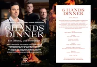 Diverse dishes and open fire cooking at the restaurant in Lenzerheide.